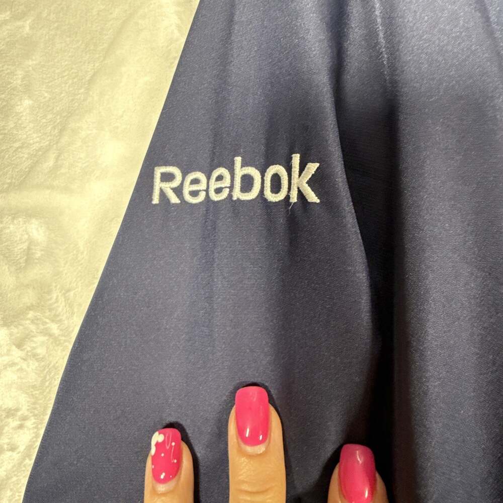 VTG Reebok On Field Dallas Cowboys 1/4 Zip Pullover Windbreaker Jacket 2XL READ - Picture 12 of 16